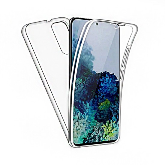 Capa de Silicone 360º para Samsung Galaxy S20 Plus Transparente